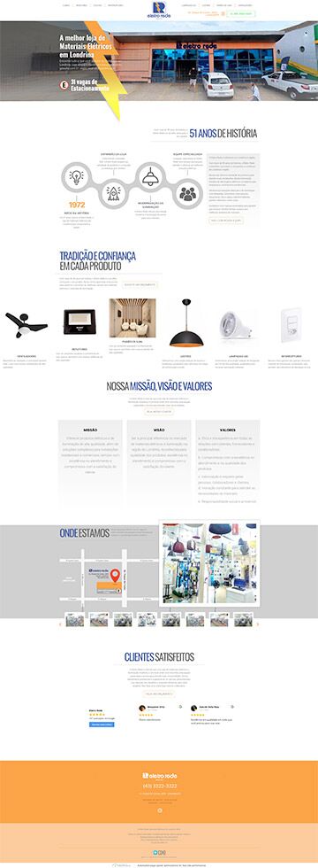 Eletro Rede Landing pages