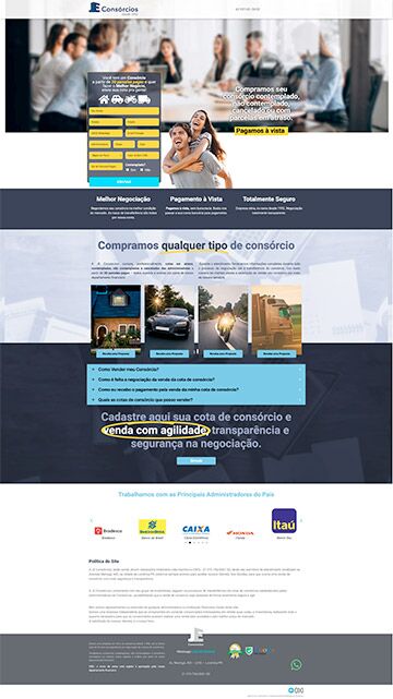 JE COnsultoria Landing pages